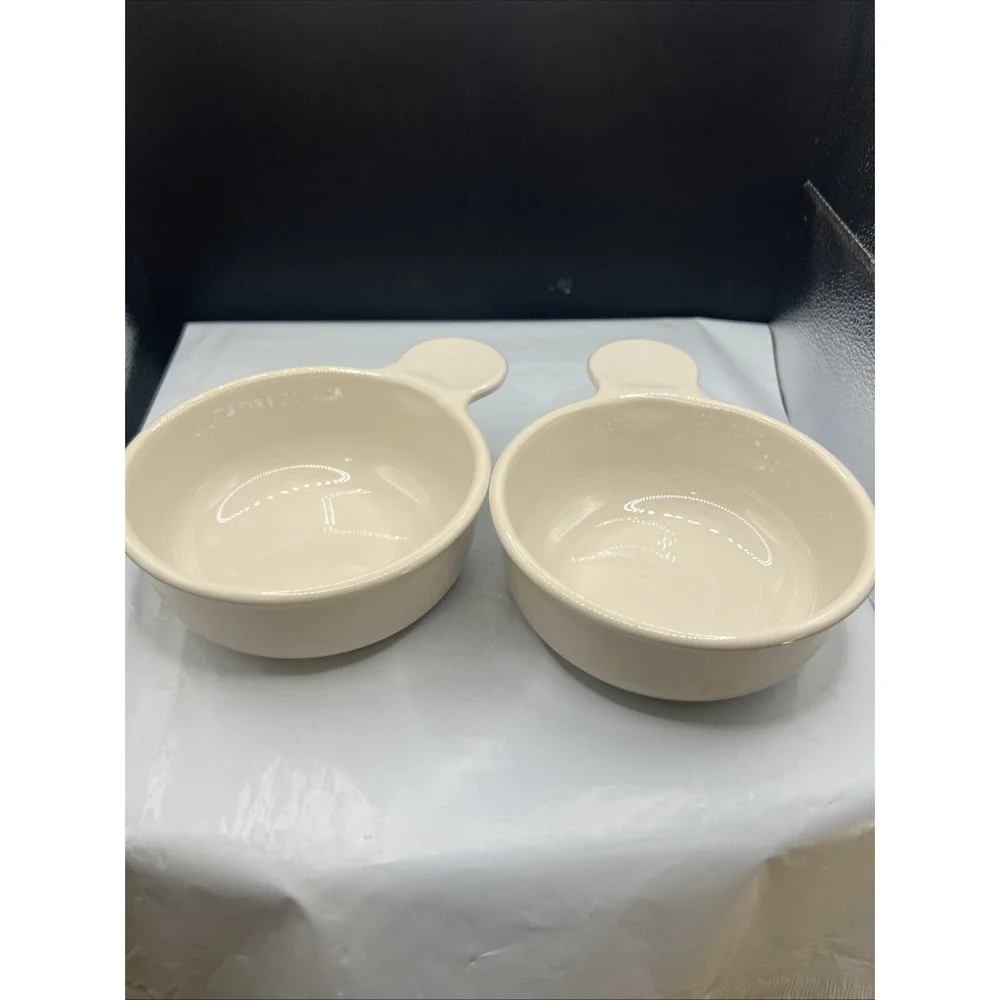Corning Ware USA Grab It French White Bowl P-150-B 15 OZ Set of 2 Vintage